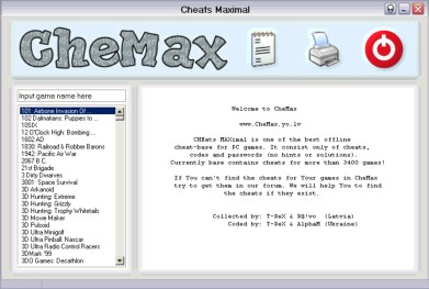 CHEats MAXimal 11.8 скачать